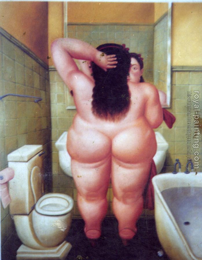 Fernando Botero : The Bathroom II
